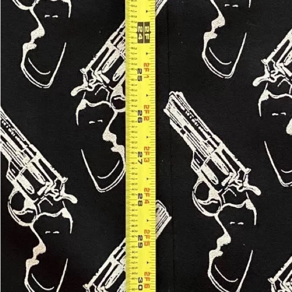 New w/tags ICONIC New w/tags SAINT LAURENT Black GUN POP PRINT Mini 44 8 10 - Picture 7 of 8